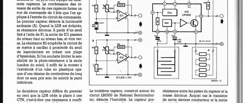 3 CAPTEURS POUR COMMANDE DE VOLETS ROULANTS