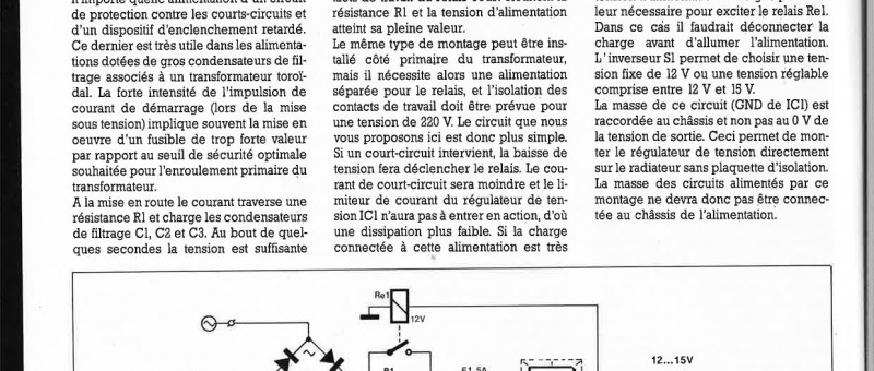 LIMITATION DE COURANT TEMPORISÉE
