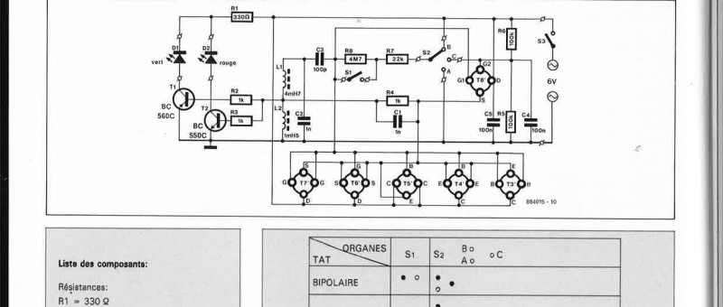 TESTEUR DE TRANSISTORS
