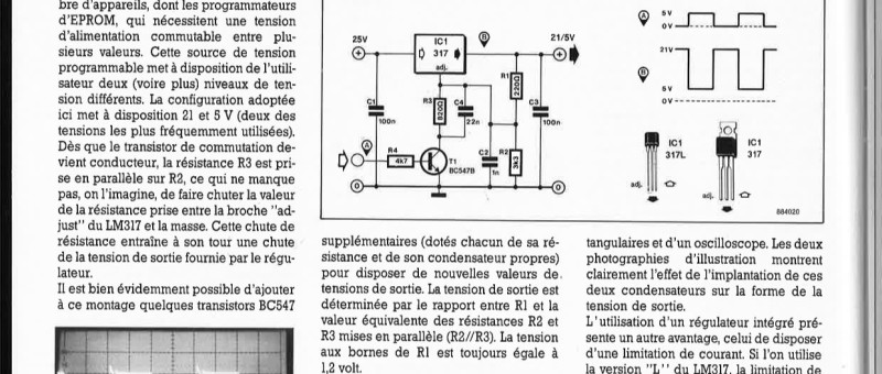 SOURCE DE TENSION PROGRAMMABLE