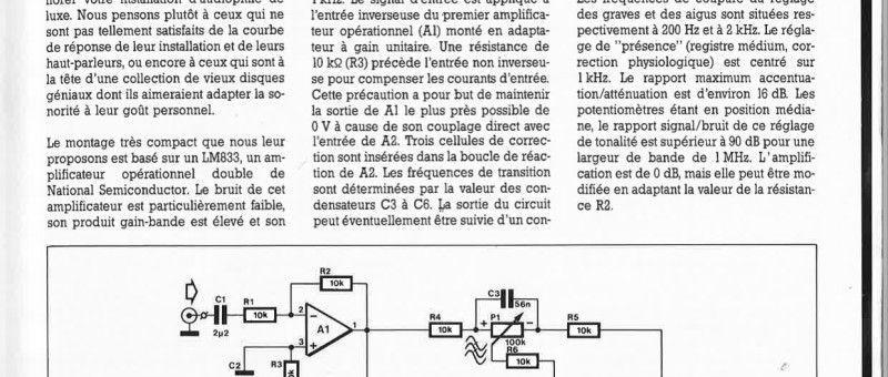 RÉGLAGE DE TONALITÉ À TROIS VOIES