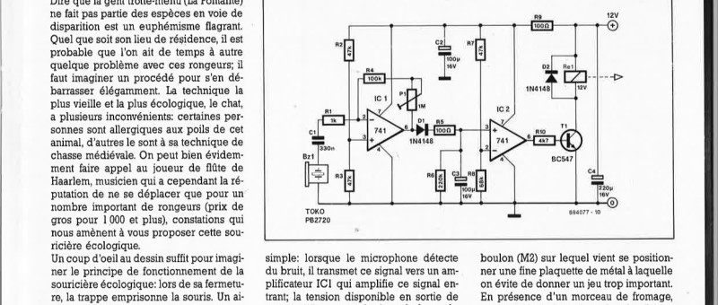 SOURICIÈRE ÉCOLOGIQUE