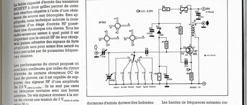 PRÉSÉLECTEUR POUR RÉCEPTEUR À ONDES COURTES