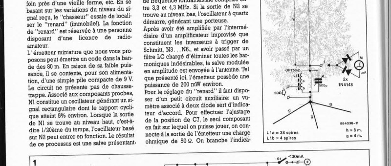 EMETTEUR POUR "CHASSE AU RENARD"