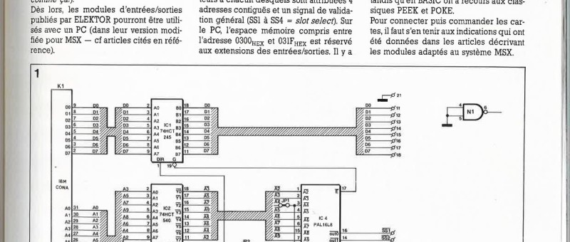 ADAPTATEUR DE BUS E/S POUR PC