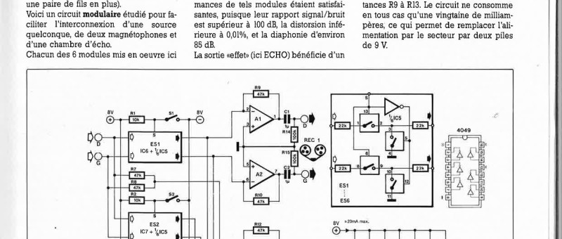 AIGUILLAGE ÉLECTRONIQUE POUR MAGNÉTOPHONES