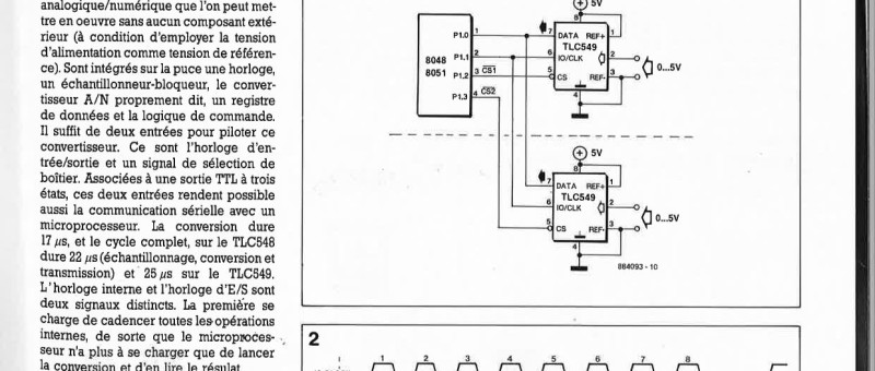 PETITS CONVERTISSEURS A/N À 8 BITS