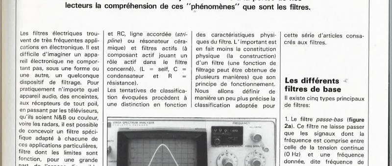 la pratique des filtres