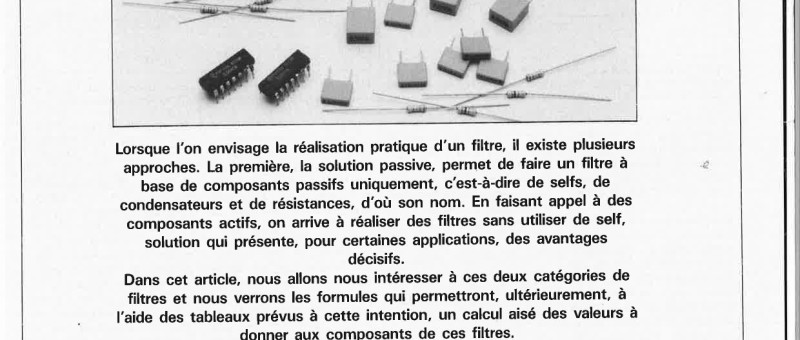 la pratique des filtres