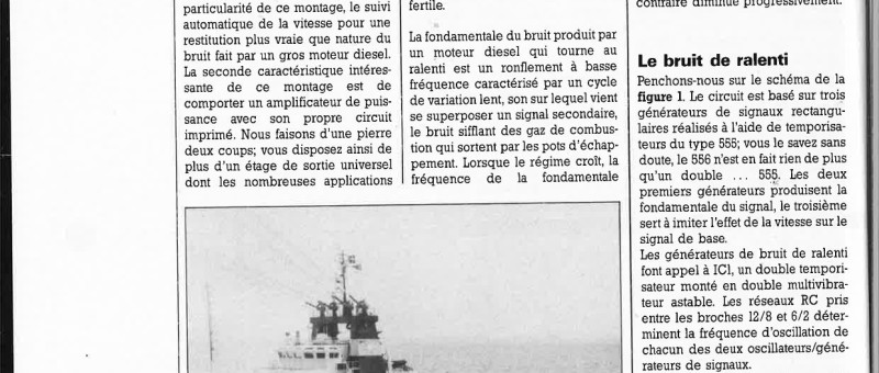générateur de brui de diesel lourd