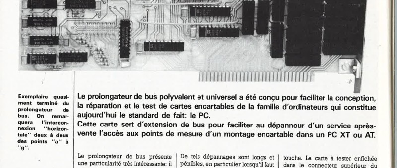 Le prolongateur de bus….