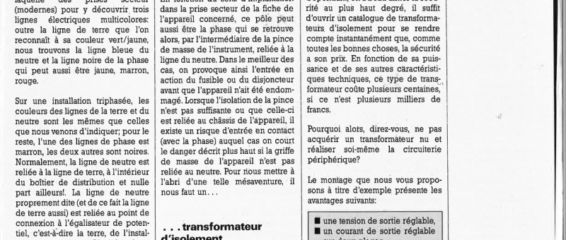 transfo d`isole:fflent & cµ`cuiterie périphérique