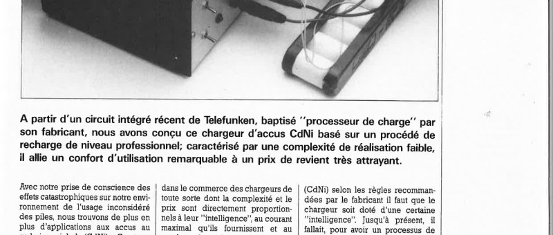 chargeur d`accu automatique