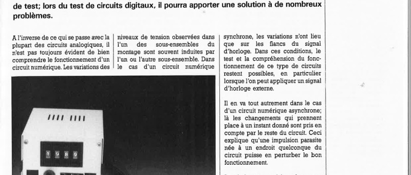 générateur numérique de, patrons de test