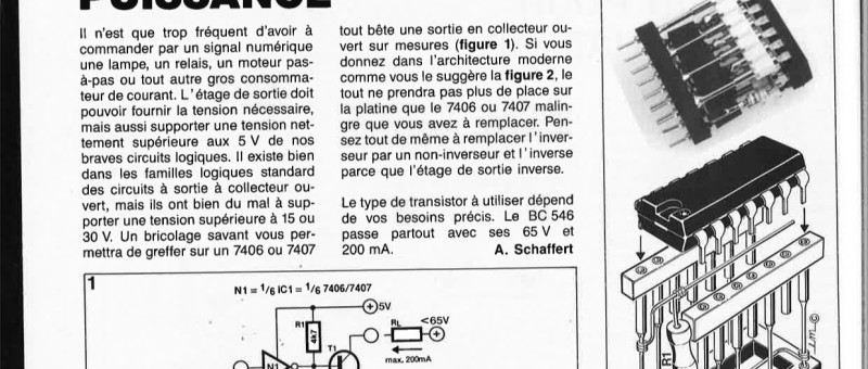 7406/7407 DE PUISSANCE