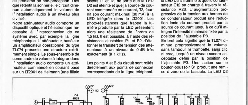 ATTÉNUATEUR AUDIO , , TELE-SENSIBLE
