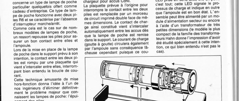 LAMPE DE POCHE RECHARGEABLE