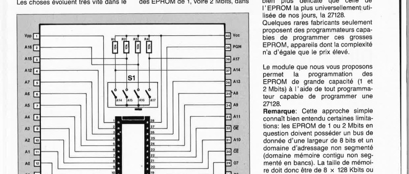 ADAPTATEUR POUR PROGRAMMATEUR D`EPROM