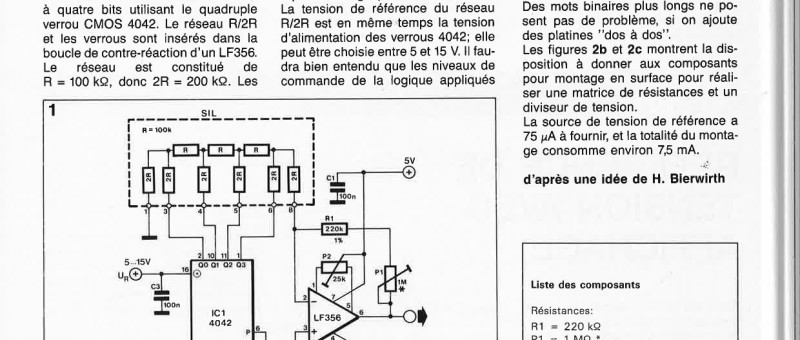 RÉSEAU DE RÉSISTANCES EN CMS