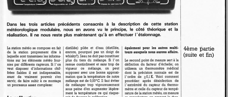 station météo intelligente