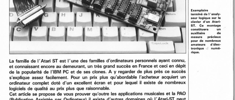analyseur logique pour Atari ST