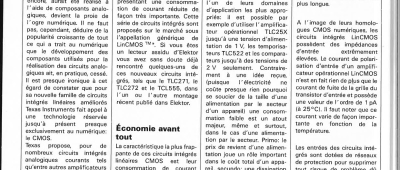 les LinCMOS