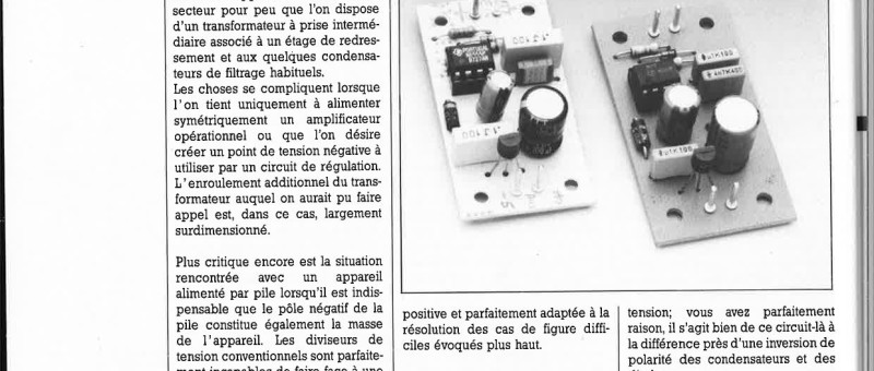 convertisseur de tension