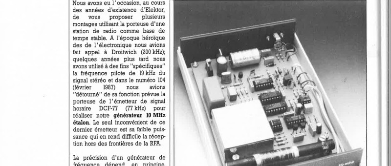 10 MHz-étalon