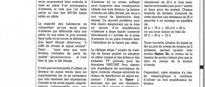 distributeur d`antenne