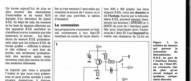 logiciel de décodage de ,signaux R.ns.