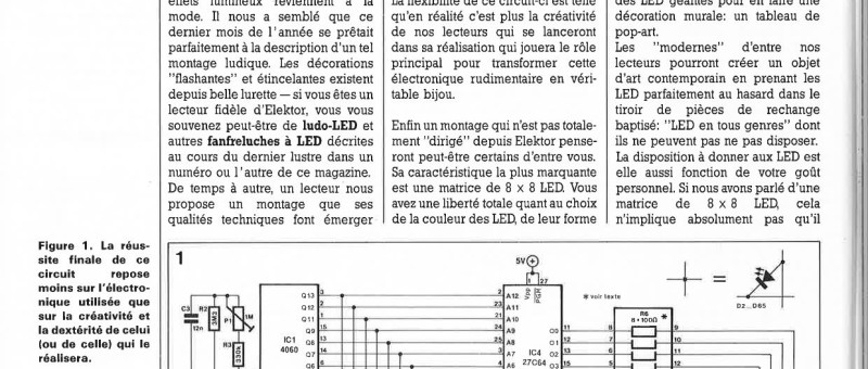 breloque à LED
