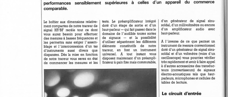 traceur de signal BF/BF