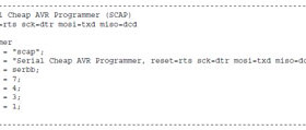 SCAP - programmateur AVR simple