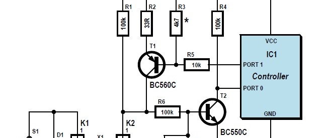 1 bouton + 1 LED = 2 fils seulement