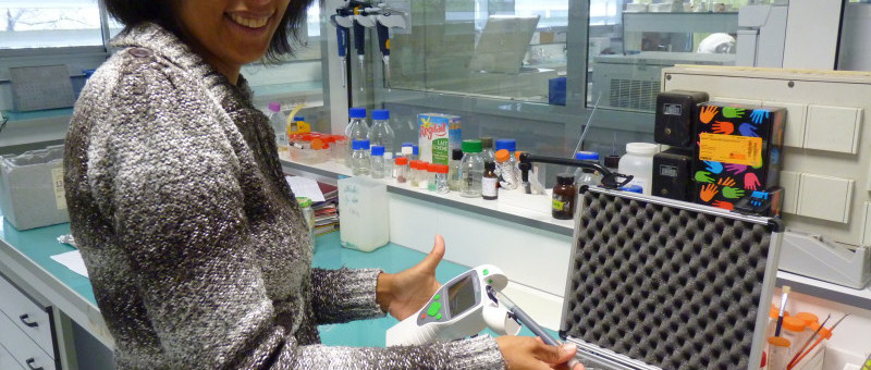 Biocapteurs immergés pour une détection très rapide des polluants