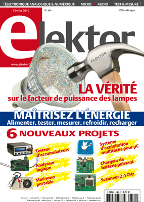 Elektor de février 2010 est paru