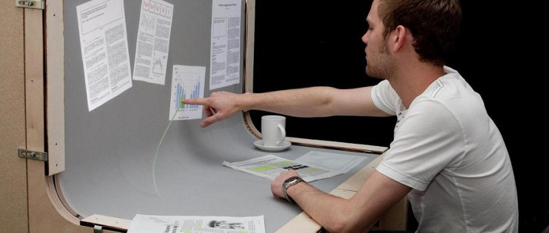 Bureau écran tactile clavier tout en un