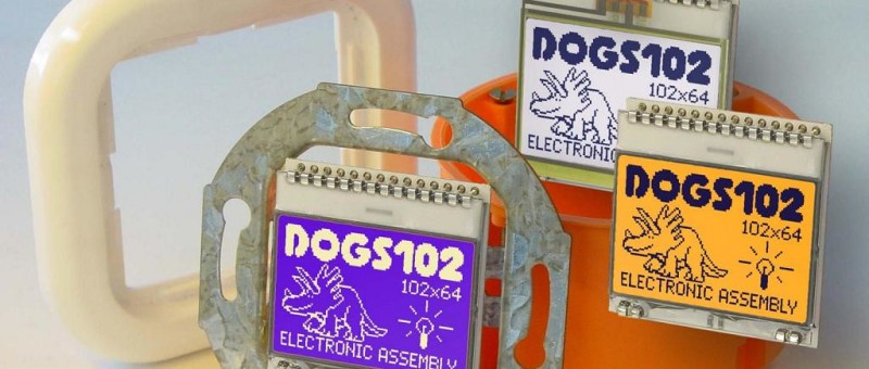 Afficheur graphique tactile à encastrer