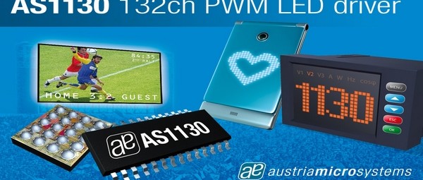 Kleinste driver voor 132 LED’s