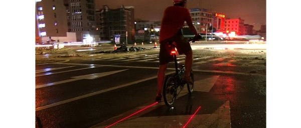 Feu arrière à laser pour vélo