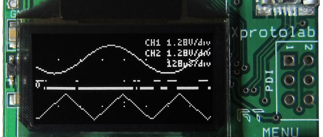 Mini oscilloscope à 64 $