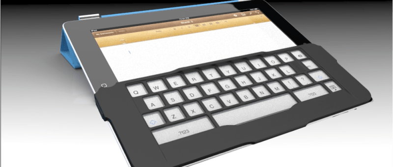 iKeyboard : un astucieux gabarit pour clavier tactile