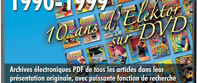 34% de remise sur le DVD Elektor 1990-1999