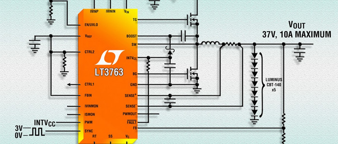 Nouveau pilote de LED de 5 W à 300 W et au-delà