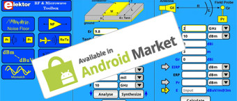 Nouvelle Toolbox Elektor : applications HF et micro-ondes pour Android