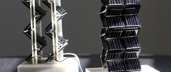 Zonnepanelen presteren beter in 3D-opstelling