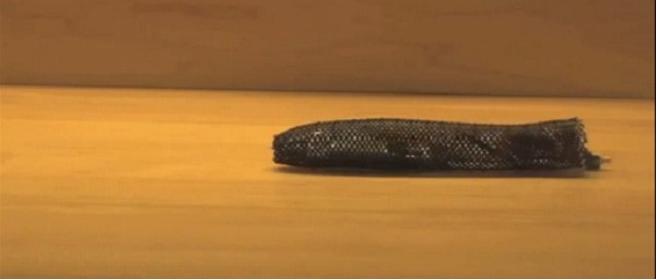 Flexibele robot kruipt als een regenworm