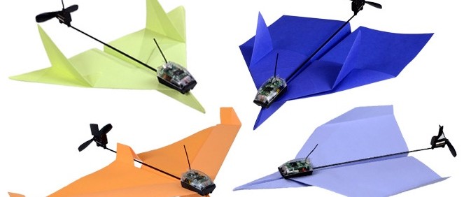 Papierflieger motorisieren