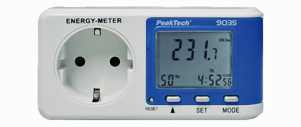 PEAKTECH 9035: Preiswertes und empfindliches Energiemessgerät