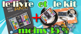 Festival Estival : livre RISC ARM avec kit de démarrage